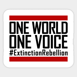 XR EXTINCTION REBELLION Sticker